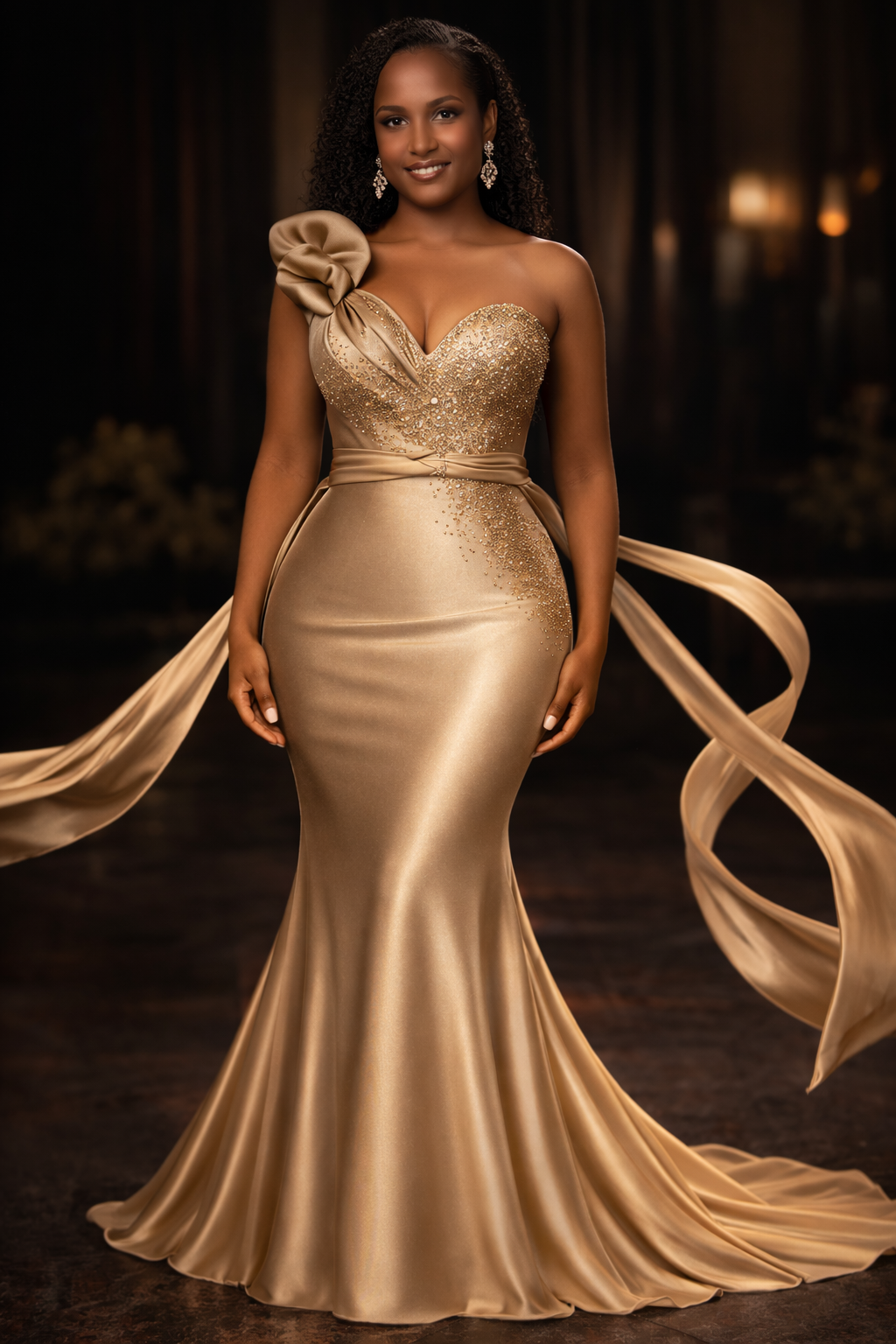 Golden Empress Gown